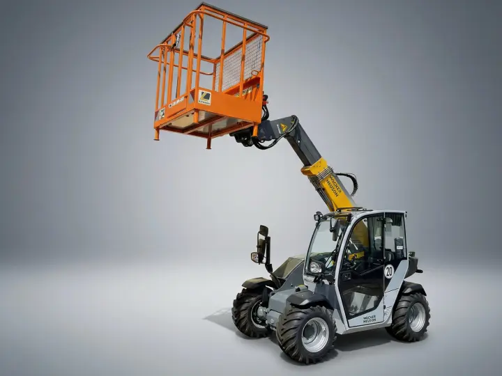Wacker Neuson TH 412 Teleskoplader mit Personenkorb