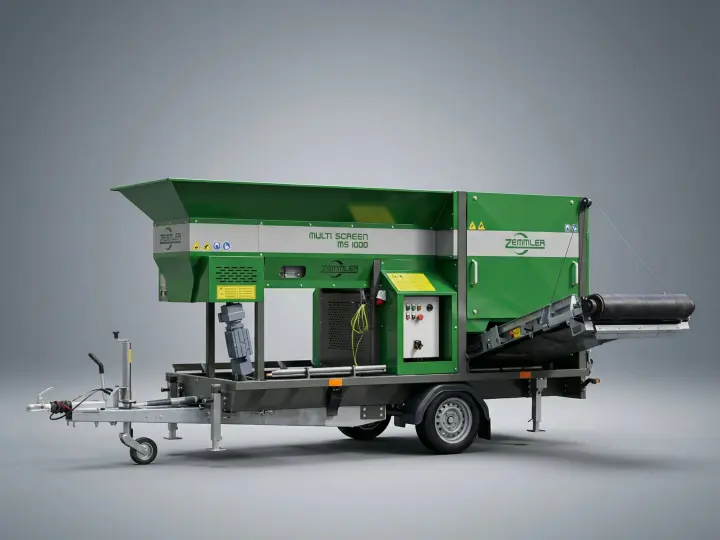 Zemmler MS1000 Mobile Trommelsiebanlage