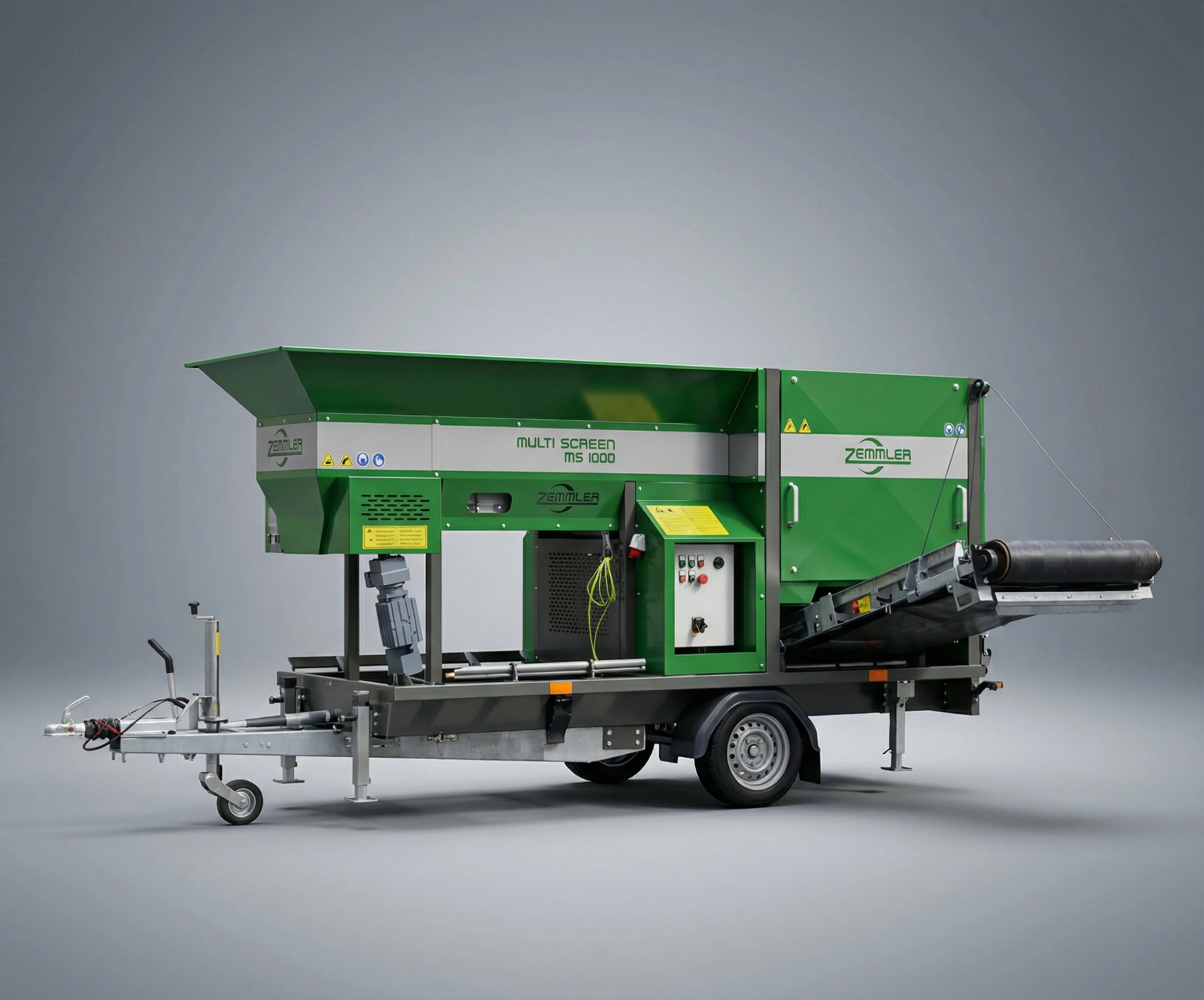 Zemmler MS1000 Mobile Trommelsiebanlage
